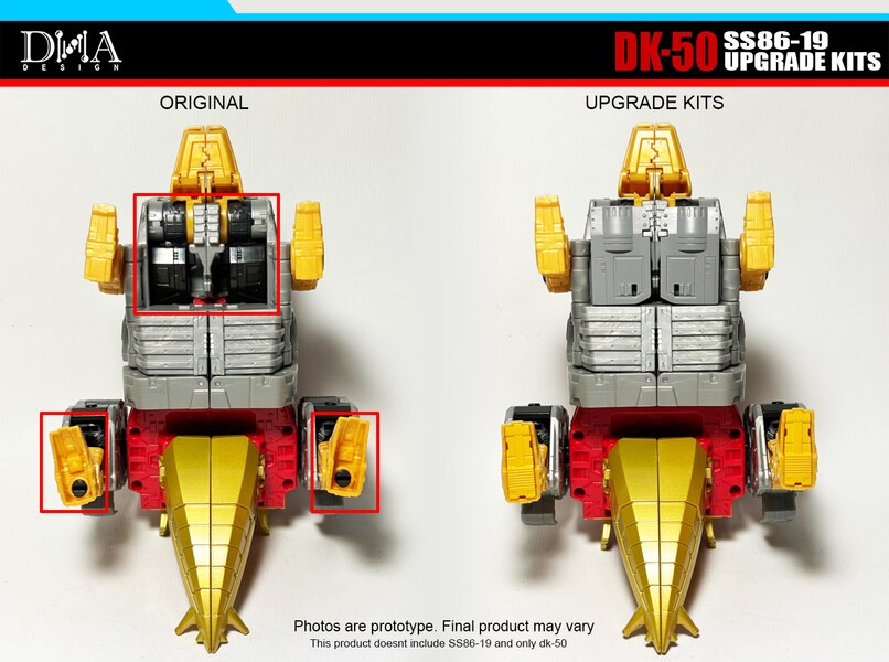 Image Of DNA Design DK 50 86 19 Snarl Upgrade Kit For Transformers Studio Series  (9 of 10)